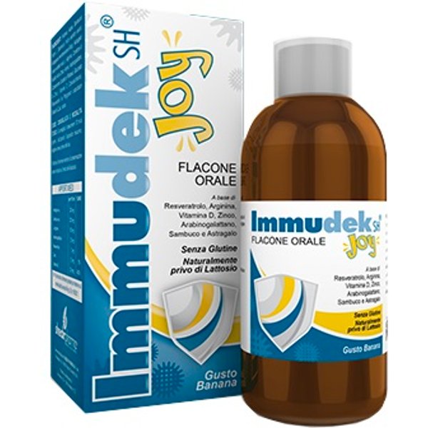 Immudek Joy Integratore Sciroppo Immunostimolante Gusto Banana 200 Ml-image
