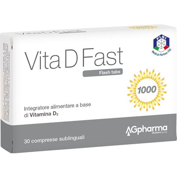 Ag Pharma Vita D Fast Integratore 30 Compresse-image