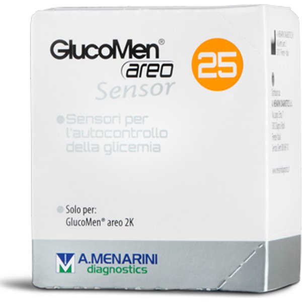 Glucomen Areo Sensor Strisce Analisi Glucosio 25 Pezzi **-image