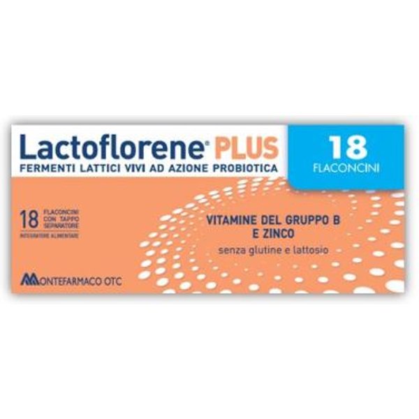 Lactoflorene Plus Integratore Con Fermenti Lattici Vivi 18 Flaconcini-image