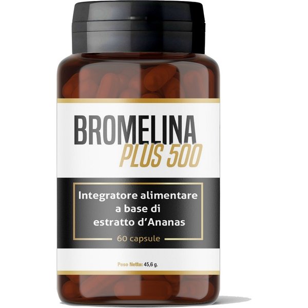Bromelina 500 Integratore Alimentare 60 Capsule-image