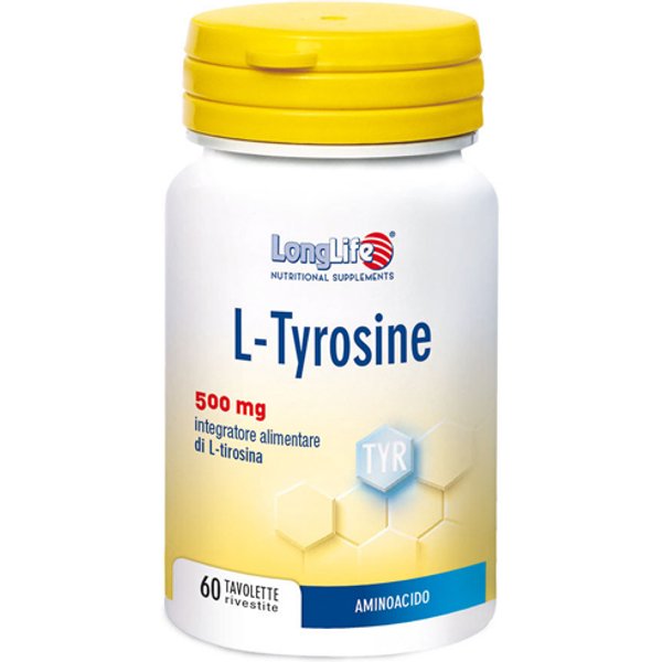 Longlife L-Tyrosine Integratore Alimentare 60 Tavolette-image