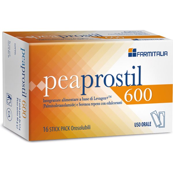Peaprostil Integratore Per La Prostata E Le Vie Urinarie 16 Bustine Orosolubili-image