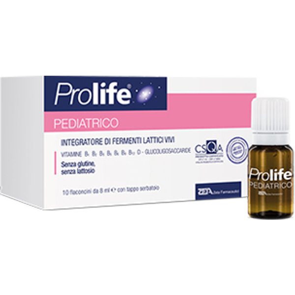 Prolife Pediatrico Integratore Di Fermenti Lattici Vivi 12 Flaconcini-image