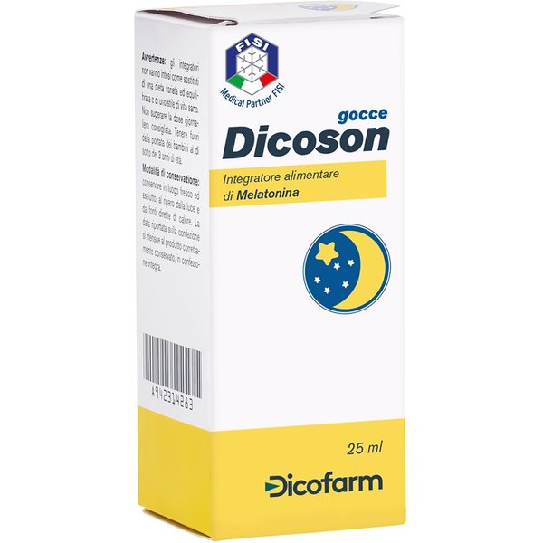 Dicoson Gocce Integratore Di Melatonina 25 Ml-image