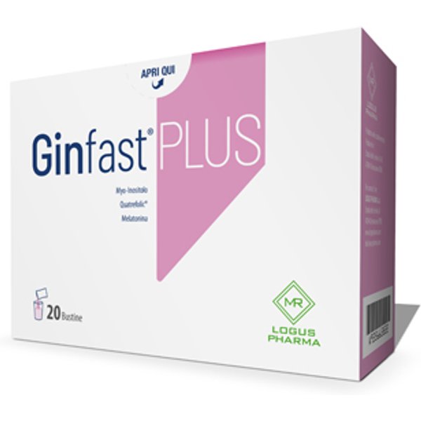 Ginfast Plus Integratore Per Il Metabolismo Dell'omocisteina 20 Bustine-image