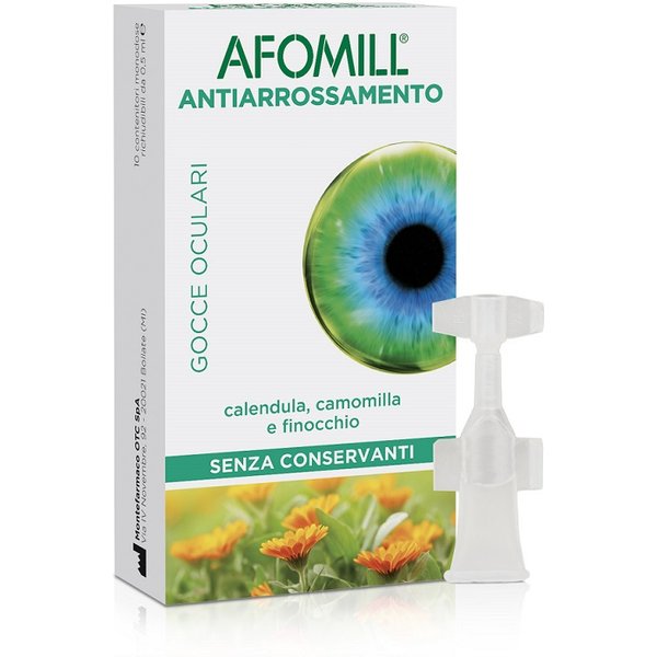 Afomill Antiarrossamento Gocce Oculari Monodose 10 Fiale **-image