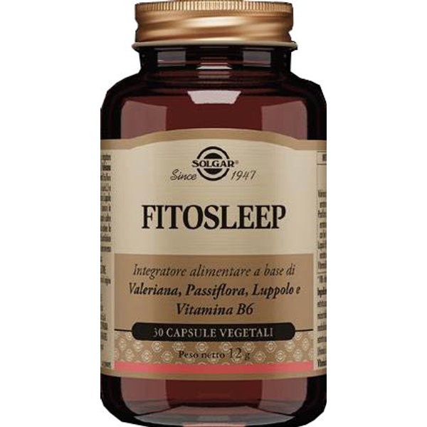 Solgar Fitosleep Integratore Sonno E Rilassamento 30 Capsule Vegetali-image