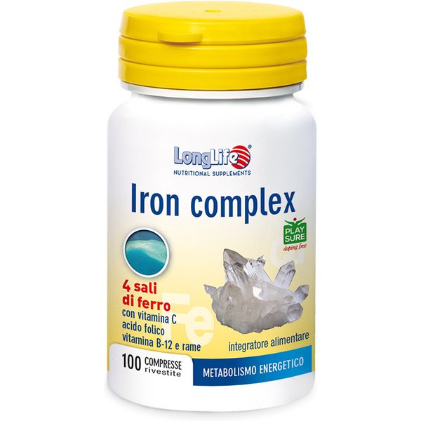 Longlife Iron Complex Integratore Di Ferro 100 Compresse-image