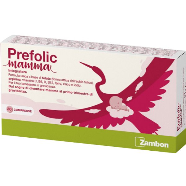 Prefolic Mamma Integratore Multivitaminico Gravidanza 30 Compresse-image