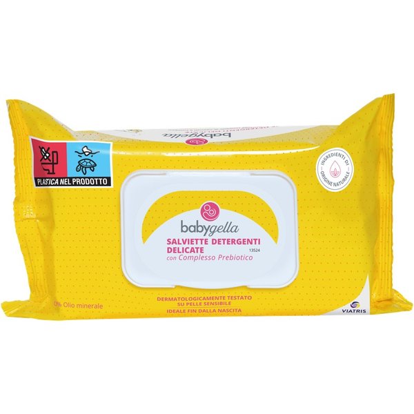 Babygella Prebiotic Salviettine Detergenti Delicate 72 Pezzi-image