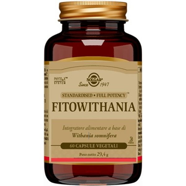 Fitowithania Integratore Tonico Adattogeno 60 Capsule Vegetali-image