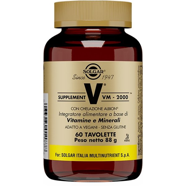 Supplement VM-2000 Integratore Multivitaminico Minerale 60 Tavolette-image