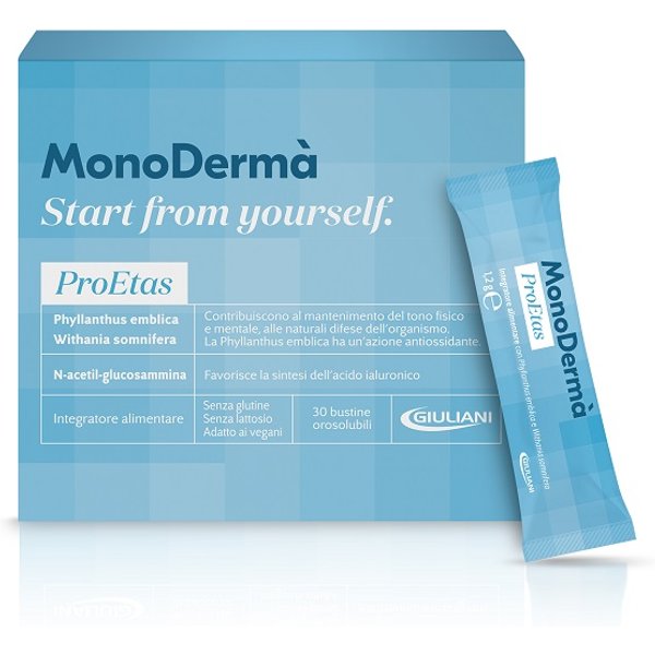 Giuliani Monoderma Proetas Integratore Antiossidante 30 Bustine-image