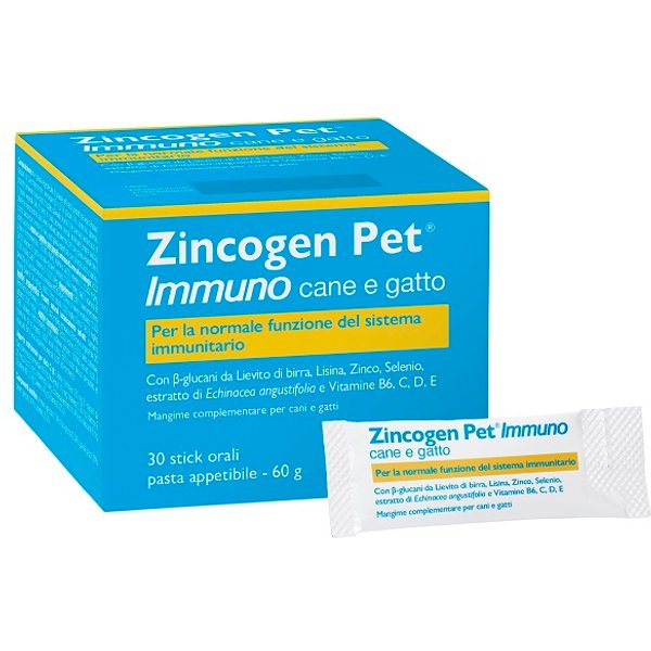 Zincogen Pet Immuno Cane E Gatto 30 Stick Orali-image