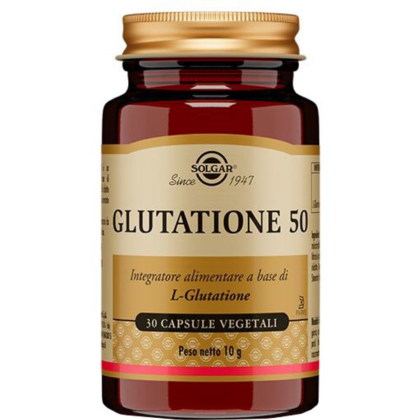 Solgar Glutatione 50 Integratore Alimentare 30 Capsule Vegetali-image