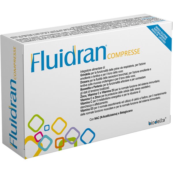 Fluidran Integratore Per L'apparato Respiratorio 30 Compresse-image