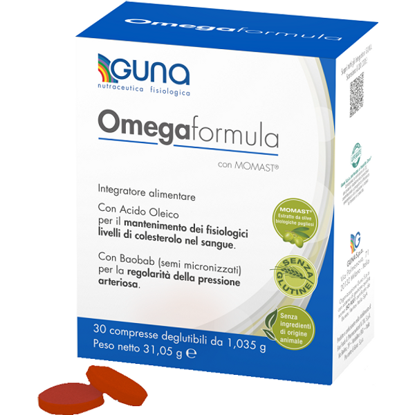 Guna Omegaformula Integratore Per Il Colesterolo 30 Compresse-image