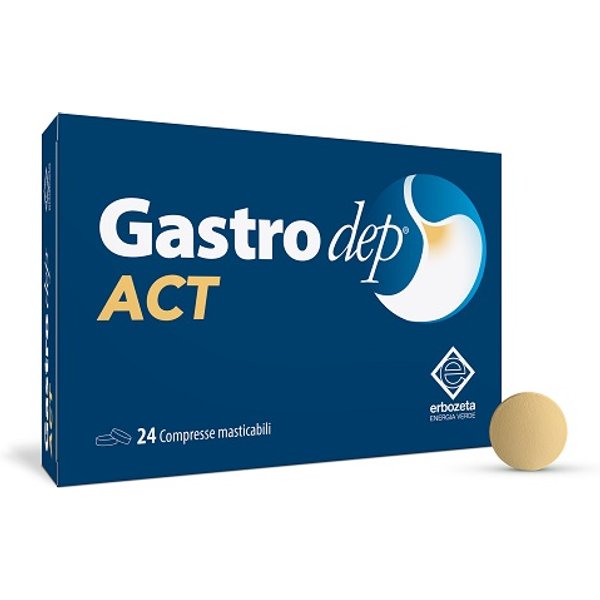 Gastrodep Act Integratore Per Apparato Digerente 24 Compresse Masticabili-image