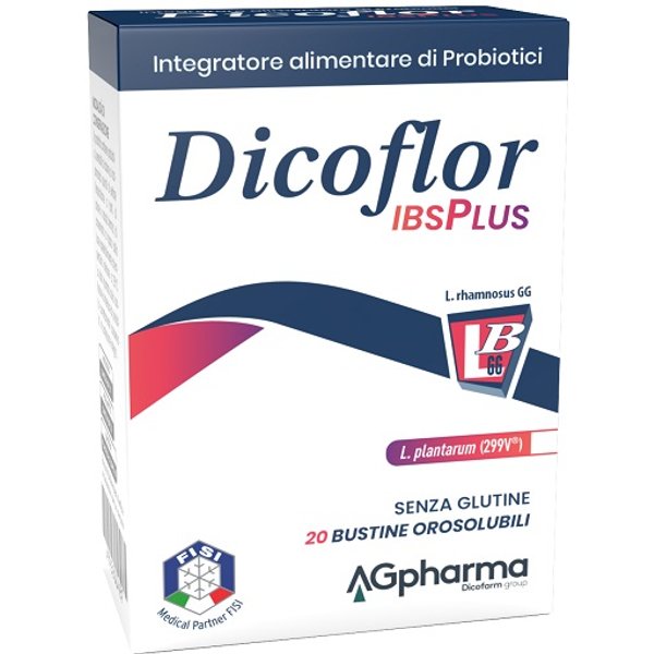 Dicoflor Ibsplus Integratore Alimentare A Base Di Probiotici 20 Bustine Orosolubili-image