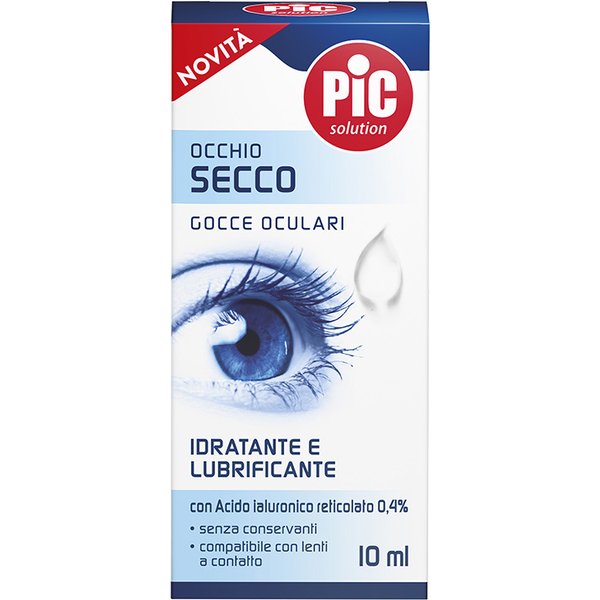 Pic Collirio Occhio Secco Idratante E Lubrificante Gocce 10 Ml **-image