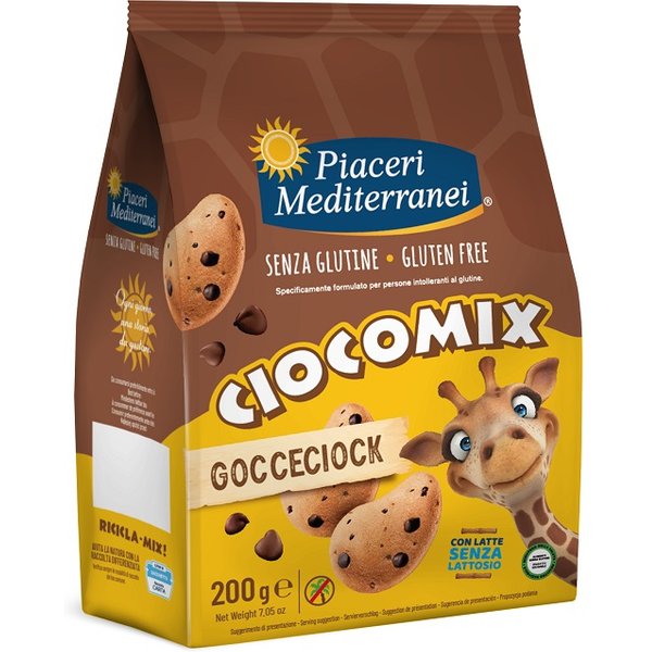 Piaceri Mediterranei Ciocomix Gocceciock Biscotti Senza Glutine 200 Gr-image