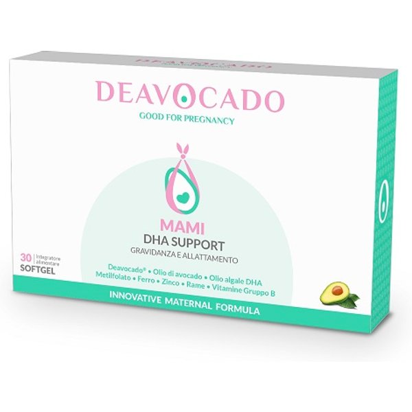 Deavocado Mami Dha Support Integratore Alimentare 30 Softgel-image