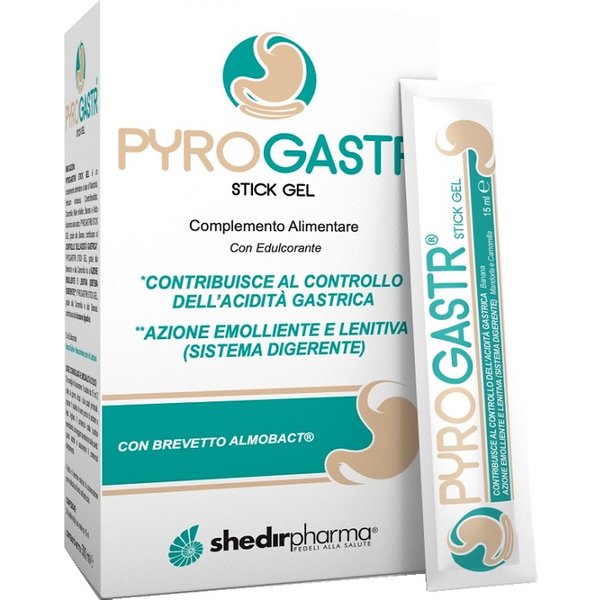 Pyrogastr Integratore Per Il Controllo Dell'acidità Gastrica 20 Stick Gel-image