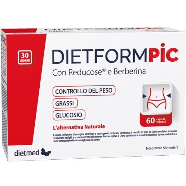 Dietformpic Integratore Per Il Controllo Del Peso 60 Capsule Vegetali-image