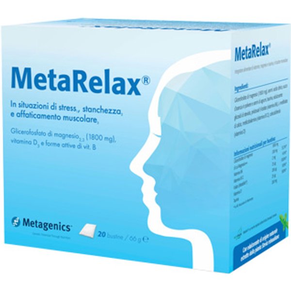 Metarelax Per Stress Stanchezza E Tensione Muscolare 20 Bustine-image