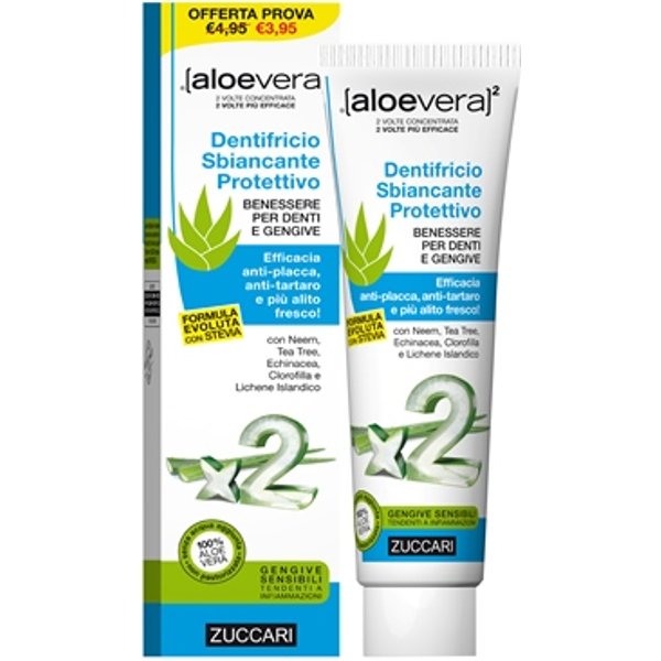Aloevera2 Dentifricio Sbiancante Protettivo 100 Ml-image