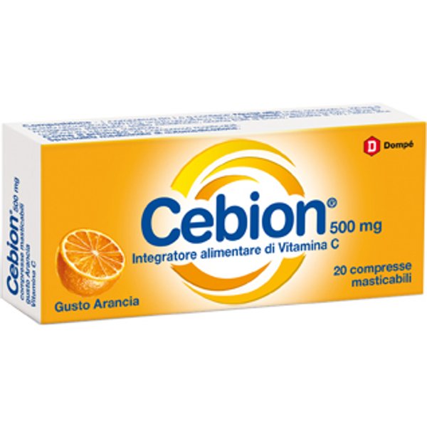 Cebion Arancia Integratore Di Vitamina C 20 Compresse Masticabili-image