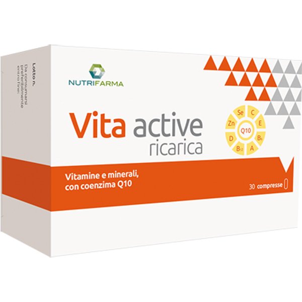 Vita Active Ricarica Integratore Contro La Stanchezza 30 Compresse-image