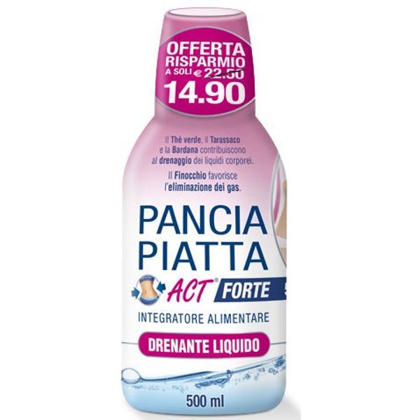 Pancia Piatta Act Forte Integratore Drenante 500 Ml-image