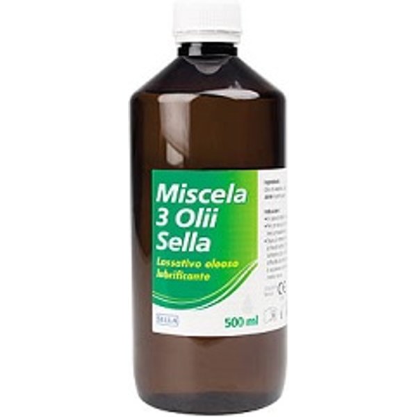 Miscela 3 Oli Lassativo Oleoso Lubrificante 500 Ml **-image
