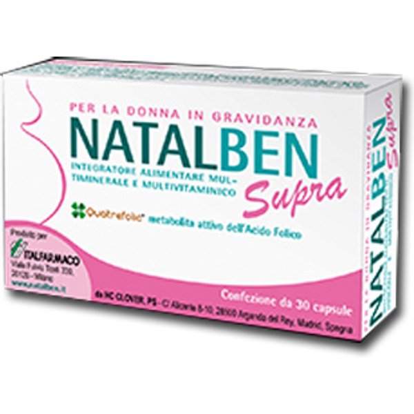 Natalben Supra Integratore Per La Gravidanza 90 Capsule Molli-image