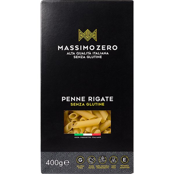 Massimo Zero Penne Rigate Senza Glutine 400 Gr-image