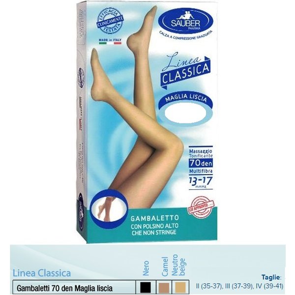 Sauber Gambaletto 140 Denari Neutro Beige Taglia 4 Linea Classica **-image