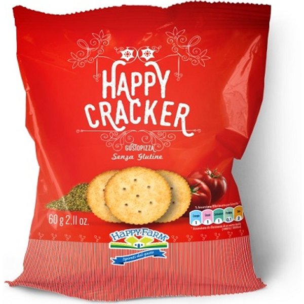 Crackers Senza Glutine Gusto Pizza Happy Farm 60 Gr-image