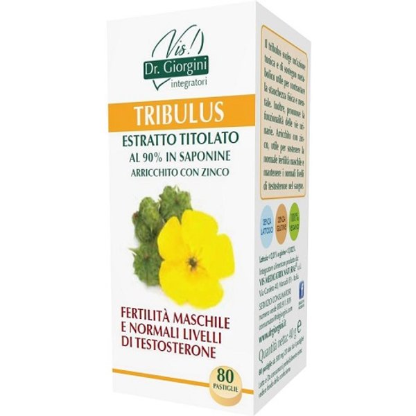 Dr Giorgini Tribulus Estratto Titolato Metabolismo 80 Pastiglie-image