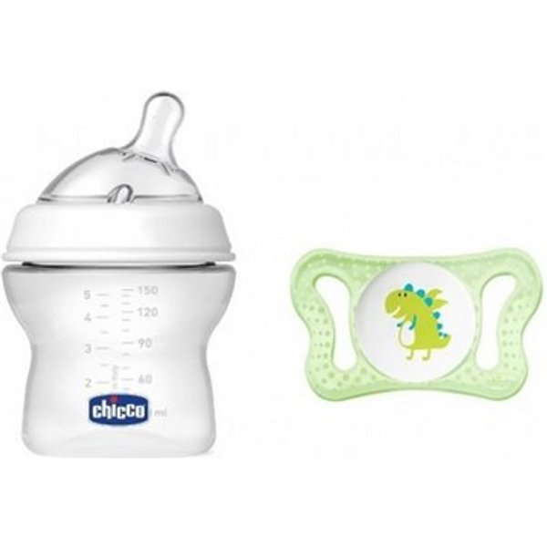 Chicco Biberon Natural Feeling + Succhietto Micro 0 - 2 Mesi-image