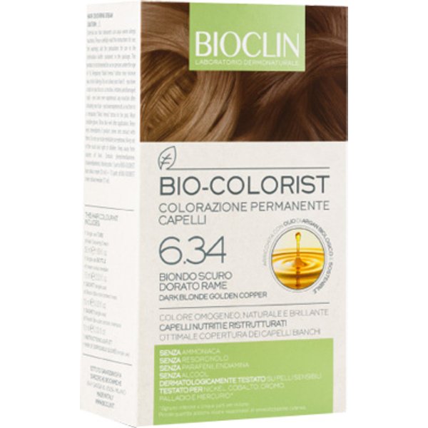 Bioclin Bio Colorist Colorazione Permanente Biondo Scuro Dorato Rame 6.34-image