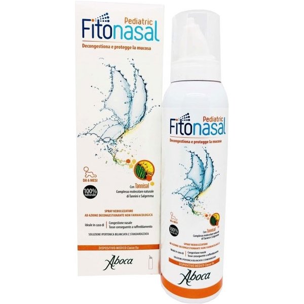 Fitonasal Pediatric Aboca Spray Decongestionante Nasale Per Bambini 125 Ml-image