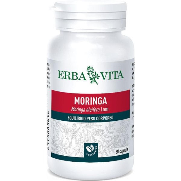 Erba Vita Moringa Integratore Alimentare Metabolismo 60 Capsule-image