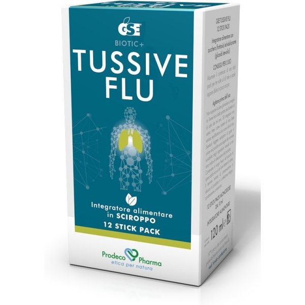 Biotic+ - Tussive Flu Integratore Alimentare Sciroppo 12 Stickpack-image