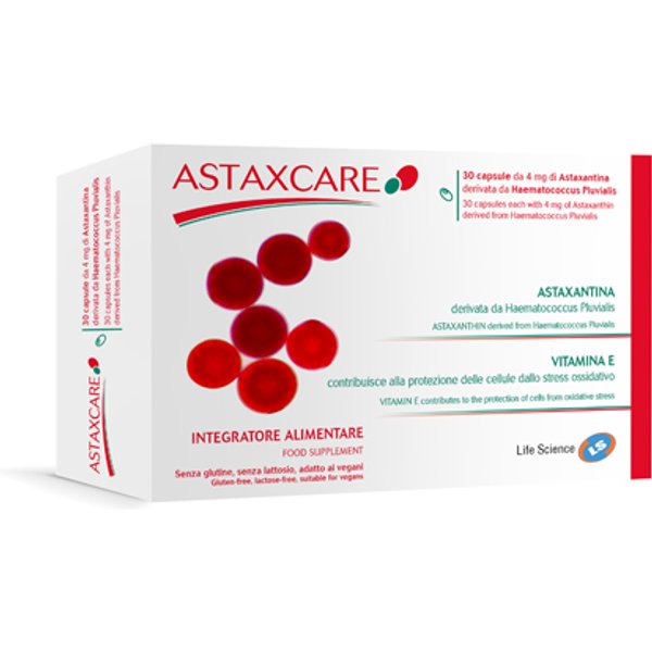 Astaxcare Integratore Antiossidante Con Vitamina E 30 Capsule-image
