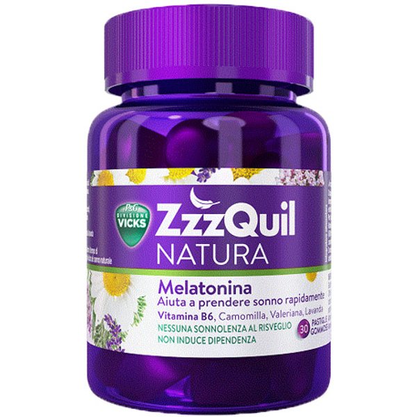 Vicks Zzzquil Natura Integratore Per Il Sonno 30 Pastiglie-image