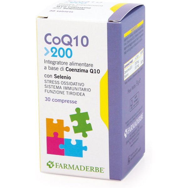 Farmaderbe Co Q10 Integratore Alimentare 30 Compresse-image