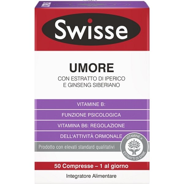 Swisse Umore Integratore Con Iperico E Ginseng 50 Compresse-image