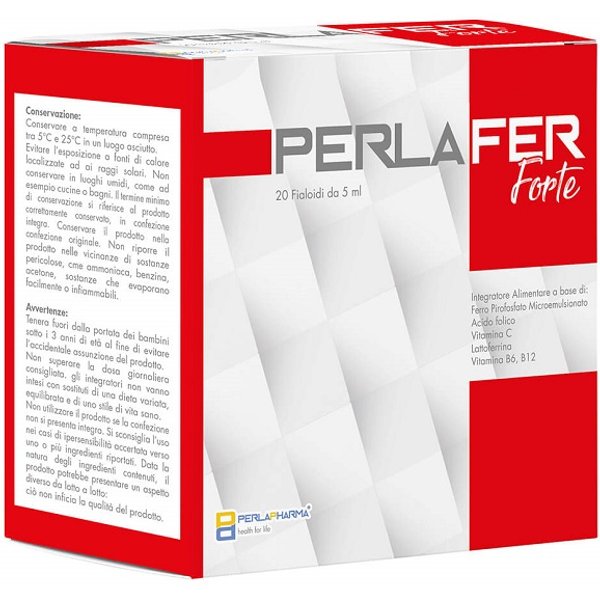 Perlafer Forte Integratore Di Ferro 20 Fialoidi-image